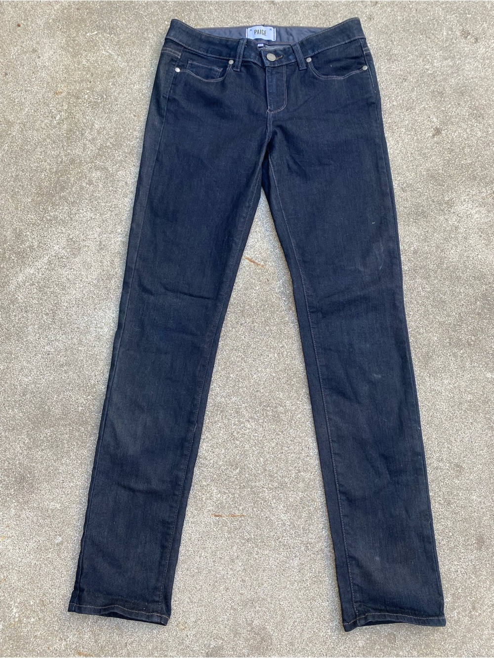 PAIGE Women's Skinny Jeans Dark Wash Stretch Denim Size 28 (6)